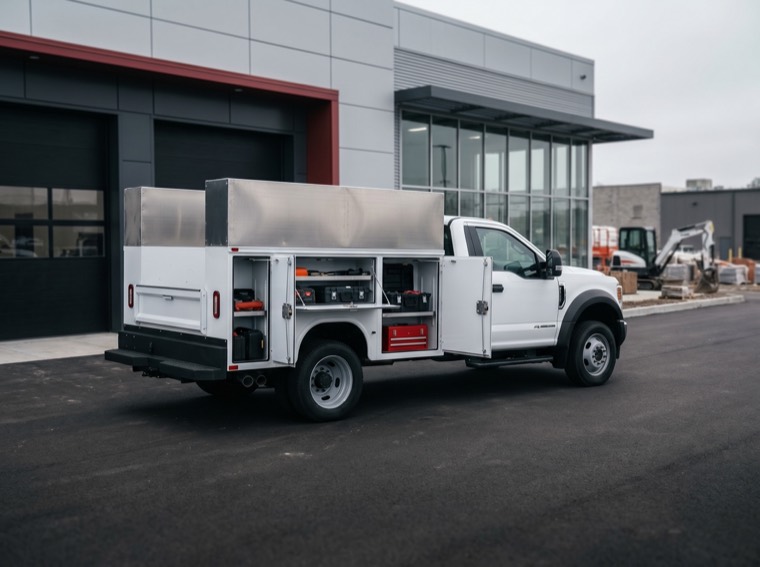 Construction & Trades fleet collision repair at TriState Collision Center